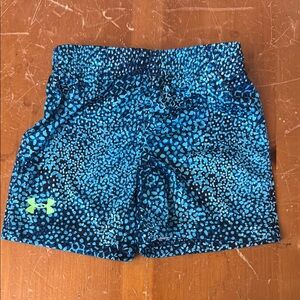Under Armour Speckled Blue Athletic Shorts